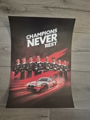 Rowe Poster 24h Rennen Nürburgring BMW GT3 Farfus