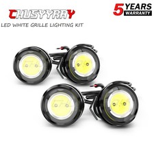 4 Eagle Eye Lamps Led Drl Fog Daytime Running Car Light Tail Backup 12v White 4 Eagle Eye Lamps Led Drl Fog Daytime Running Car Light Tail Backup 12v White