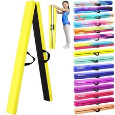 8' Folding Balance Beam- Gymnastics Floor-Gymnastics Equipment- Anti-Slip Bottom