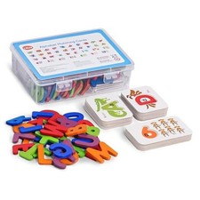 Alphabet Flash Cards Wooden Letter Puzzle ABC Sight Words Matching Games