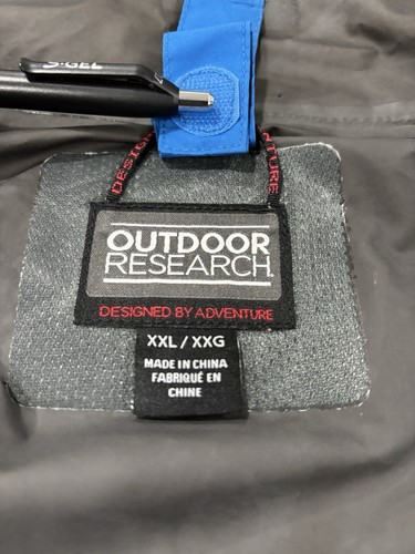 Outdoor Research Foray Gortex 3L Jacket Men's XXL Blue Rain Coat Shell Gorpcore - Picture 10 of 19