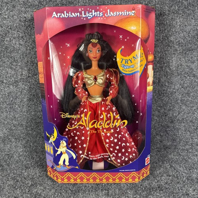 #ad 1994 Disney#x27;s Aladdin Arabian Lights Jasmine Barbie Doll Mattel #11750 NRFB New $52.75