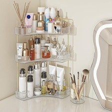 Corner Bathroom Counter Organizer 3 Tier Bathroom Countertop Shelf