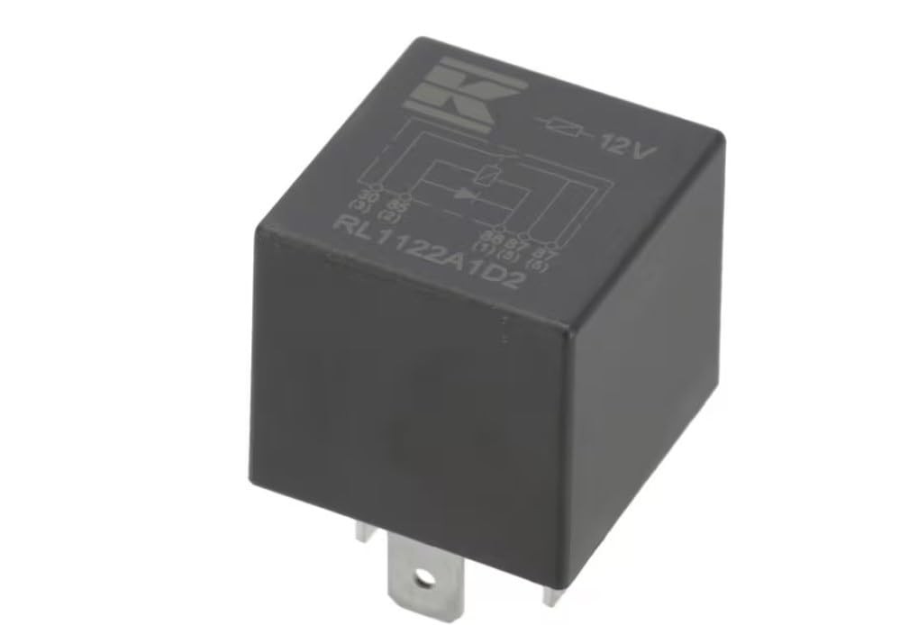 cyclingcolors Mini relè 12V, doppio contatto di chiusura, 2x20A, diodo, (F0s)