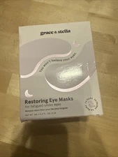 Grace & Stella Restoring Under Eye Masks Patches Fatigued Eyes 24 Pairs EXP 4/27