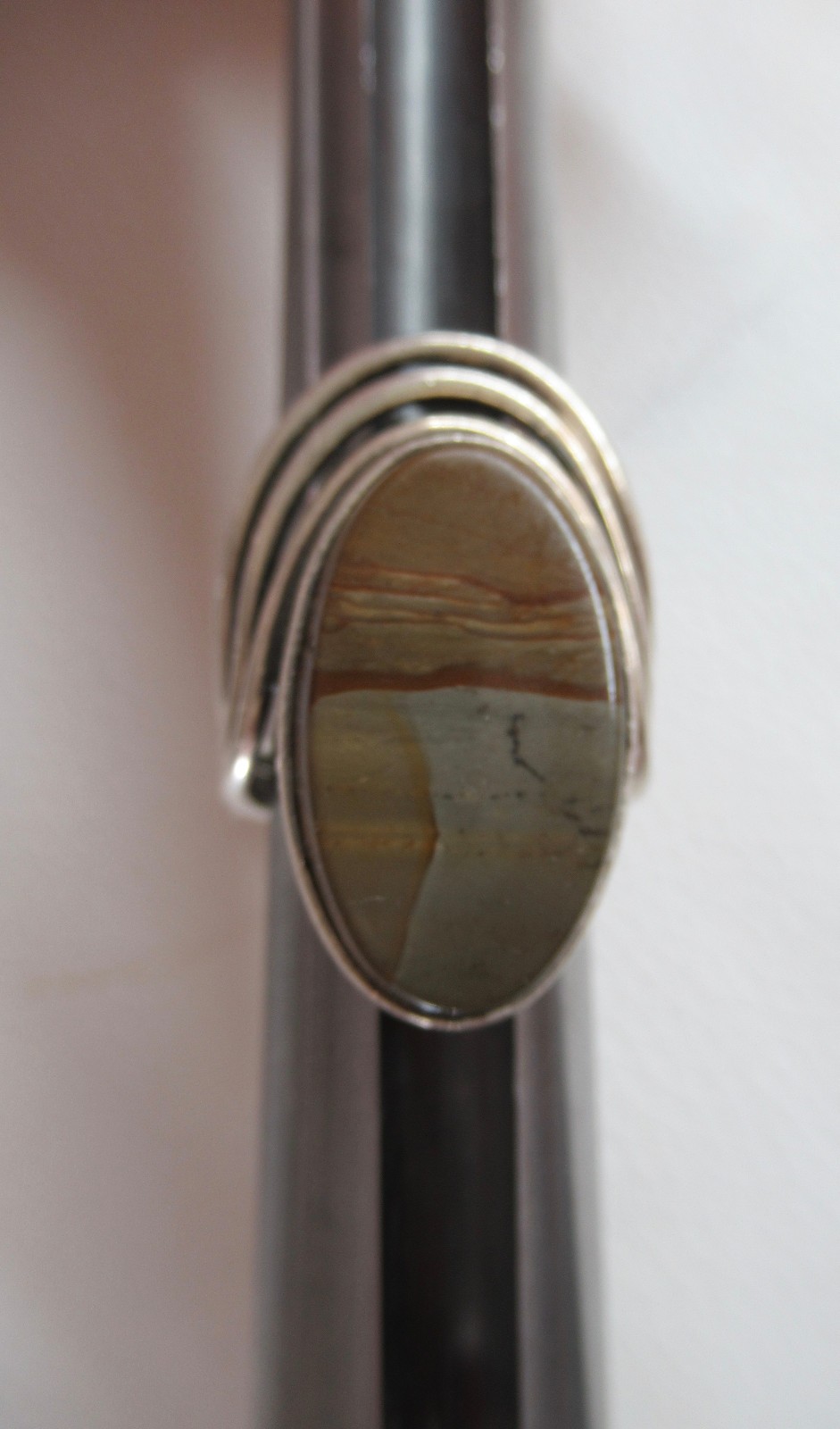 Signed Native American Solid 925 Sterling Silver … - image 14