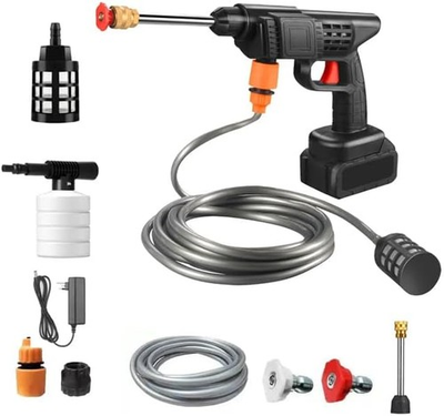 #ad Cordless High Pressure Car Washer Gun24V Portable Power Cleaner with Two $58.57