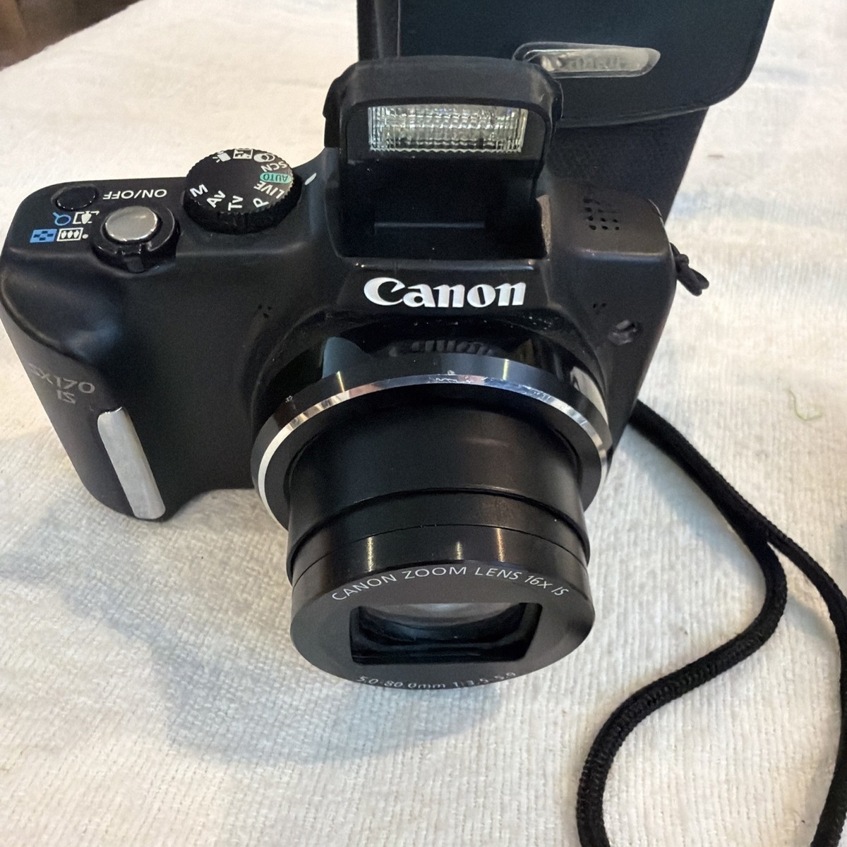 Canon PowerShot SX170 IS 16.0MP Digital Camera - Black for sale
