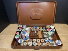 Vintage Wil-hold Plastic Sewing Supplies Storage Box 