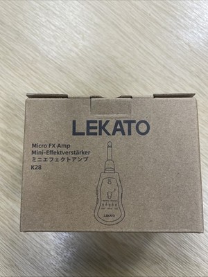 LEKATO Gitarreneffekt Kopfhörerverstärker Bassgitarre Übungsverstärker mit Bluetooth