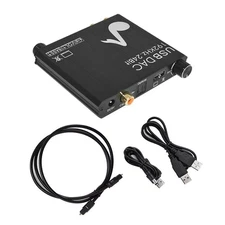 Durable Aluminium Alloy 24-Bit 192 kHz Optical Digital To Analog Audio Converter