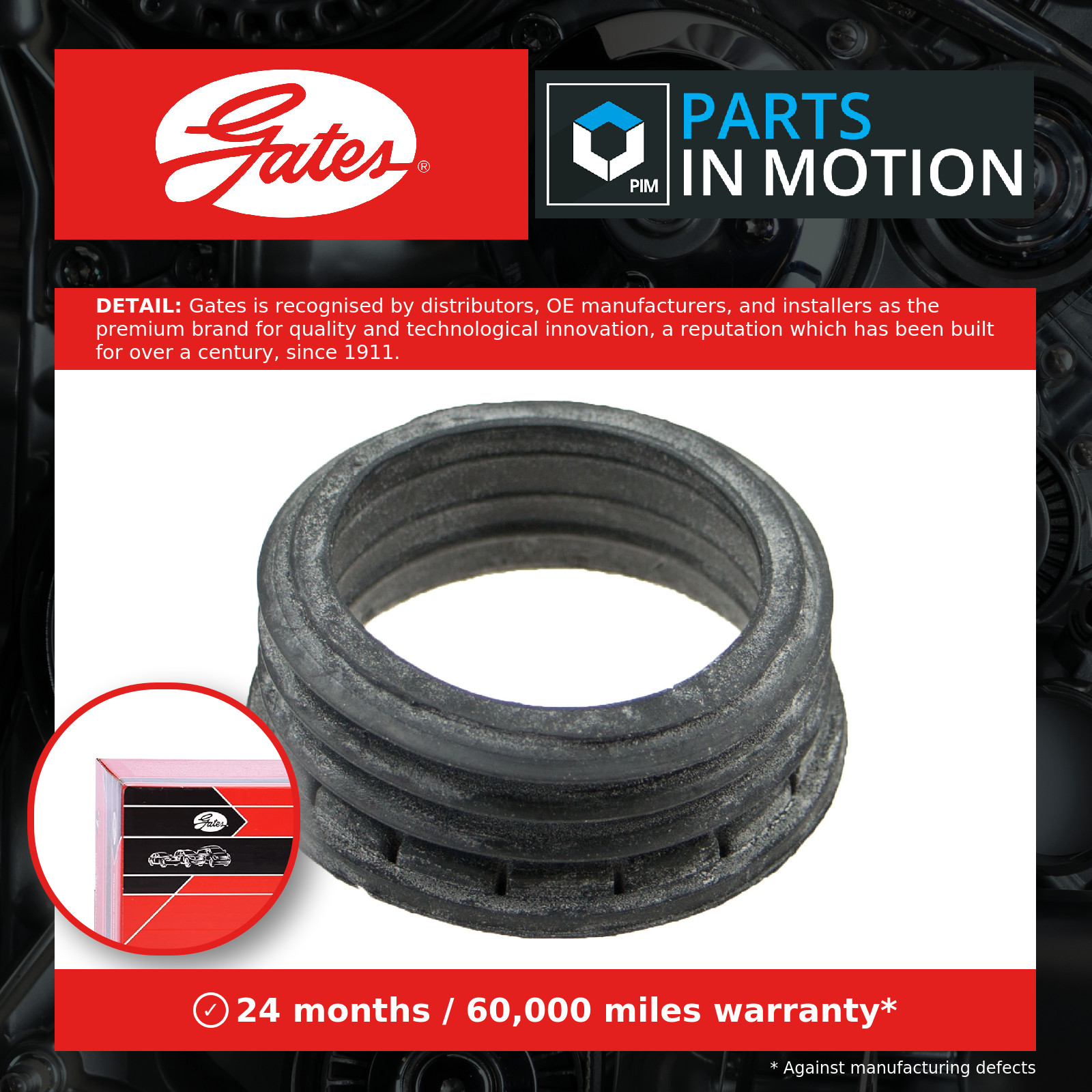 Fits GATES GATANTK9002 Seal Ring, charge air hose GATANTK9002 Intercooler hose - Image 16