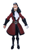 Vintage Peter Pan CAPTAIN HOOK 12" talking action figure 1999 works great