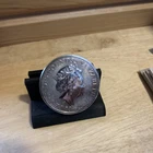 2021 Great Britain Queen’s Beasts Completer 2 oz Silver Coin BU, slight tone