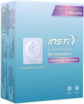 INSTI HIV Selbsttest  HIV /AIDS Test für Zuhause zur Früherkennung
