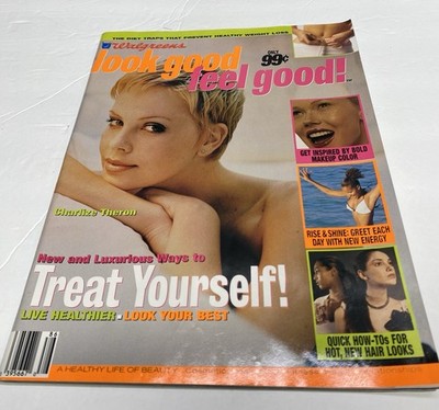 Walgreens Look Good Feel Good Magazine Charlize Theron Cover Vgood Condition.