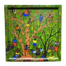 Ajasi Alama Painting Zimbabwe Africa Art Folk Children Decor