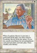 Academy Rector - Heavy Play MTG Urza's Destiny