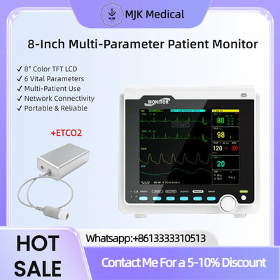 #ad #ad 8quot; Patient Monitor ECG NIBP SPO2 RESP ETCO2 PR TEMP $835.00