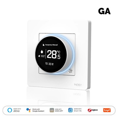 MOES ZigBee Smart Thermostat Star Ring Temperature Controller Alexa Google
