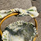 Longaberger 1999 Daisy Basket with Liner, Protectors Fabric Tie & Tie On — photo 6
