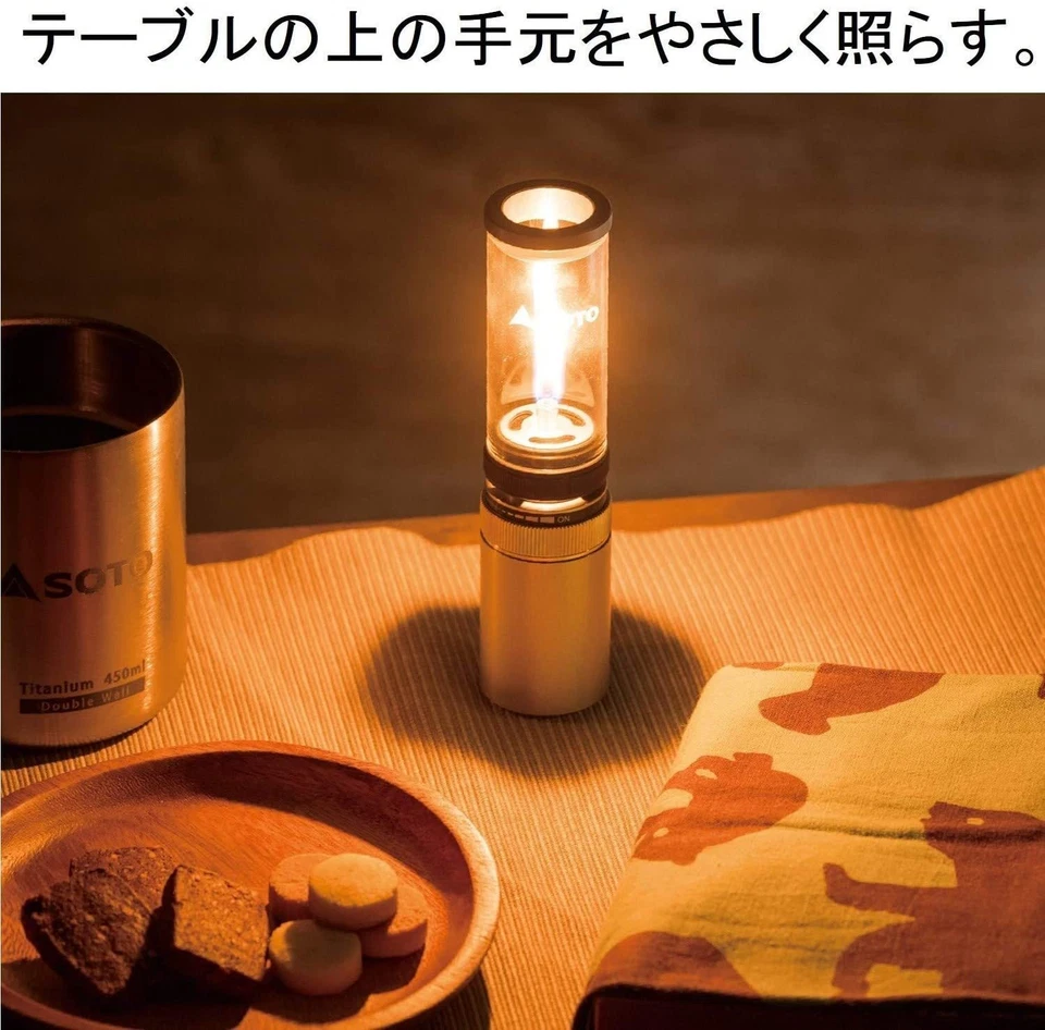 Dimensioni corpo argento SOTO Hinoto SOD-251: diametro 3,6 x 14,5 cm - Immagine 3 di 4