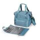 Bag with Picnic Set | Eco-Friendly Cooler Tote - Aurora Blue
