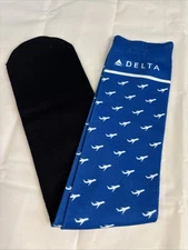 Delta Air Line Socks All Over Print Airplane Blue