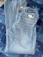 Levi's Girls High Rise Adjustable Waistband 726 Flare Jeans -Size 16 -Light Blue