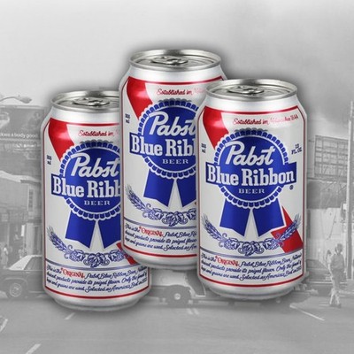 Pabst Blue Ribbon Bier 3x Dose (355ml) - USA Import, 4,8% Vol.