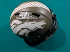 Clinton Portis Signed Denver Broncos Replica Salute to Service F/S Helmet