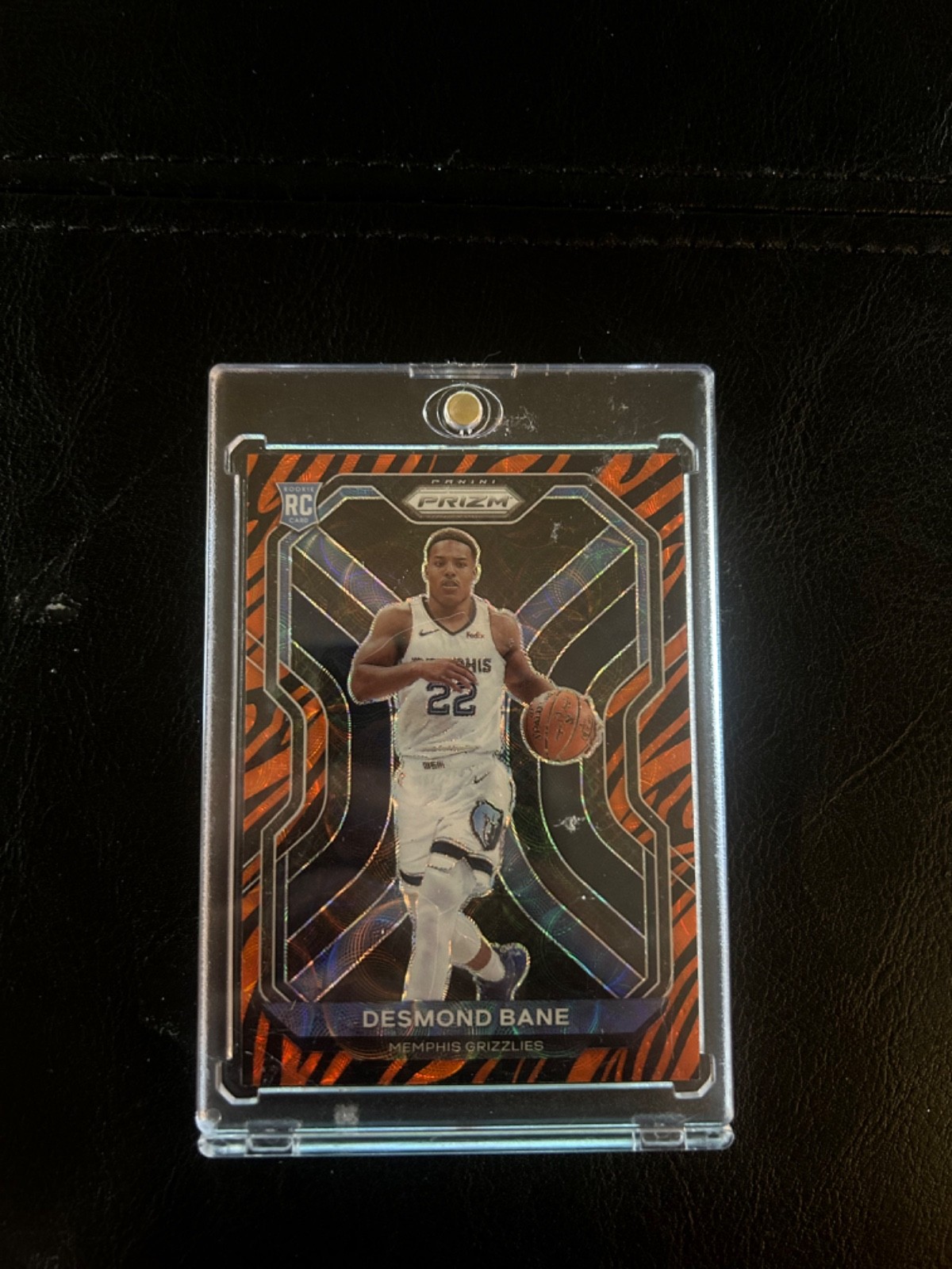 2020-21 Prizm Desmond Bane SP Choice Tiger Stripe Prizms RC #297