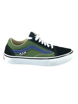 Vans Old Skool Sneaker, University grün/blau, einmal getragen, Damen 4 UK, 36,5 EU.