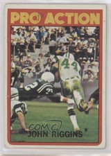1972 Topps Pro Action John Riggins #126 HOF 0wm2