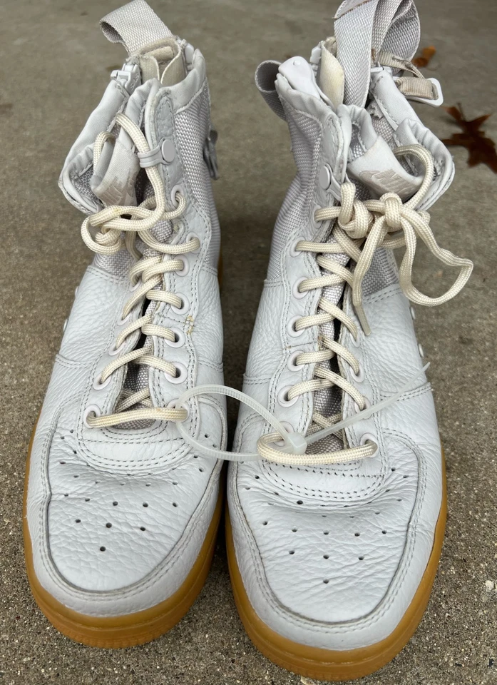 Nike Air Force 1 SF Mid Women's Size 7 Shoes Vast Grey AA3966-005 Sneaker Shoe - Image 3 of 4