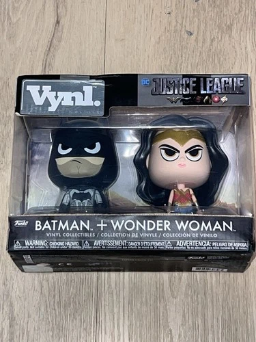 Funko VYNL Wonder Woman And Batman, Justice League Movie Vynl. 2-Pack New In Box