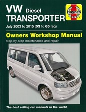 Haynes Handbuch: VW Transporter/Bus T5 Reparaturanleitung/Reparatur-Buch/Wartung