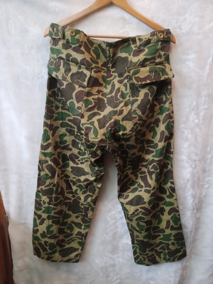 Vietnam War 1960s Duck Hunter Beo Gam Camo Trousers Pants Large
