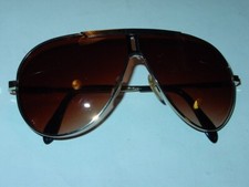 SUNGLASSES VINTAGE 1980's RETRO NEW WAVE SUMMER TIME GROOVE -Plastic Frame B-3