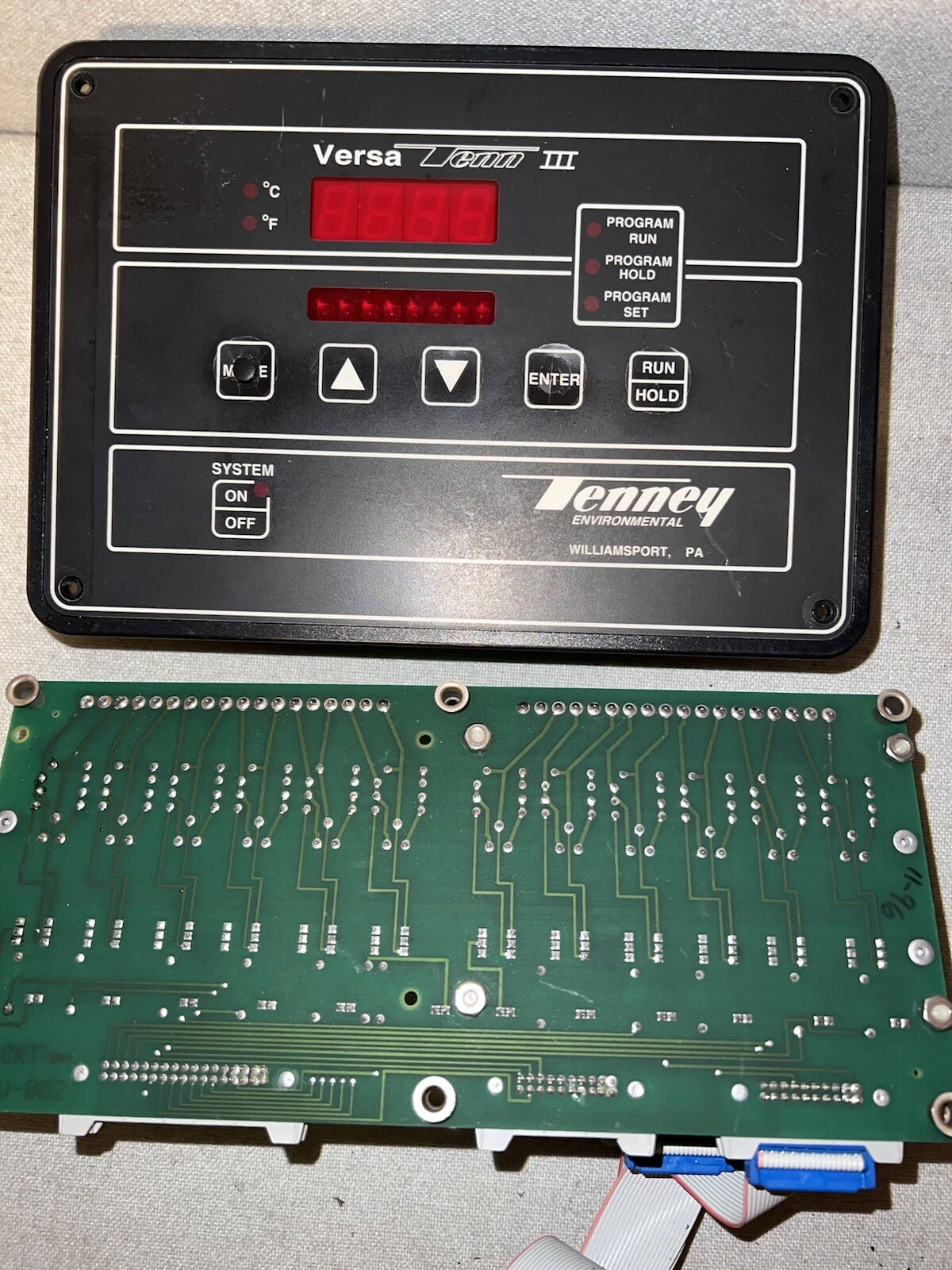 TENNY ENVIRONMENTAL VERSA TENN III PROGRAM CONTROL PANEL W/BOARD