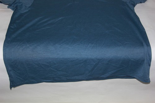Men's Jersey Golf Polo Shirt XXL - ALL IN MOTION Blue Micro Stripe Mens shirt - Picture 7 of 8