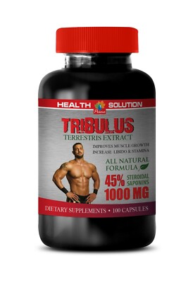 maximum strength extract - TRIBULUS TERRESTRIS 1000MG 1 Bottles 100 Capsules