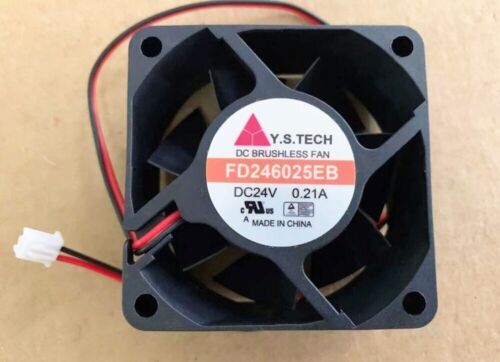 Ventilador de refrigeración Y.S.TECH FD246025EB DC24V 0.21A 6CM 6025 2 cables - Imagen 1 de 4