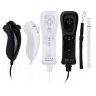 Built in Motion Plus Remote Controller &Nunchuck for Nintendo Wii /Wii U Console