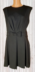 ted baker bow dress black