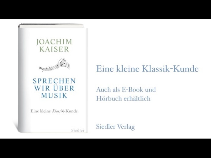 Thumbnail - Sprechen Wir Über Musik Joachim Kaiser