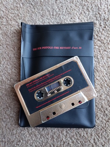 The Sex Pistols The Heyday Cassette GOLD Limited Edition Super Rare