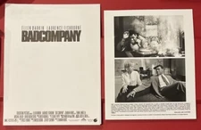 BAD COMPANY 1995 MOVIE PRESS KIT W/ PHOTO ELLEN BARKIN, LAURENCE FISHBURNE