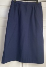 Vintage Koret Pencil Skirt Lightweight Back Slit Secretary Sz 14 USA Union Made
