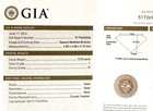 GIA certified 14k white gold 1.03ct I2 I princess diamond stud earrings natural — photo 8